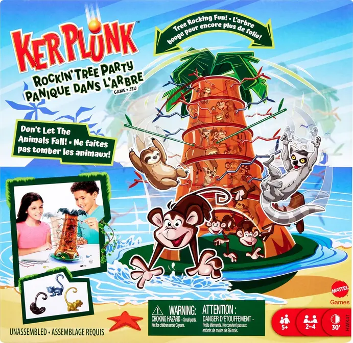 Screenshot 2025-07-17 at 23-23-16 Amazon.com Mattel Games Kerplunk Rockin’ Tree Party Game for Kids Families & Parties Features Animal Pieces Juguetes y Juegos.webp