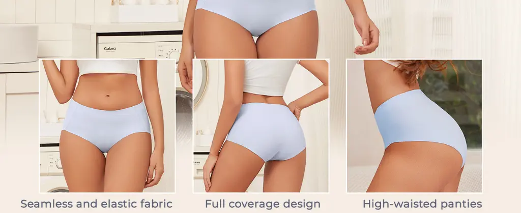 Screenshot 2025-11-05 at 13-30-52 Amazon.com DWGVVX Paquete de 6 calzones para mujer sin costuras sexy cobertura completa transpirables no se ven de cintura alta bikini Dy-eest-c M Ropa Zapatos y Joyería.webp